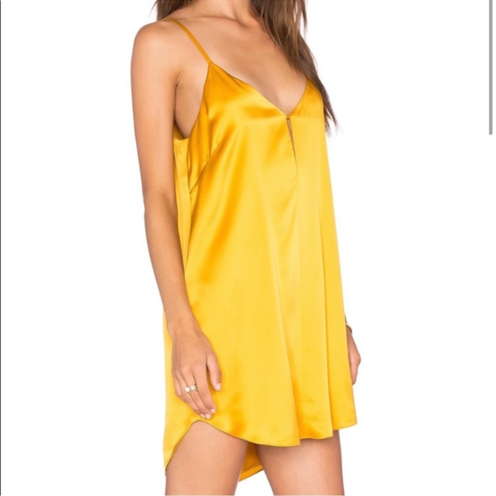Mason silk slip dress as seen on Hailey Bieber